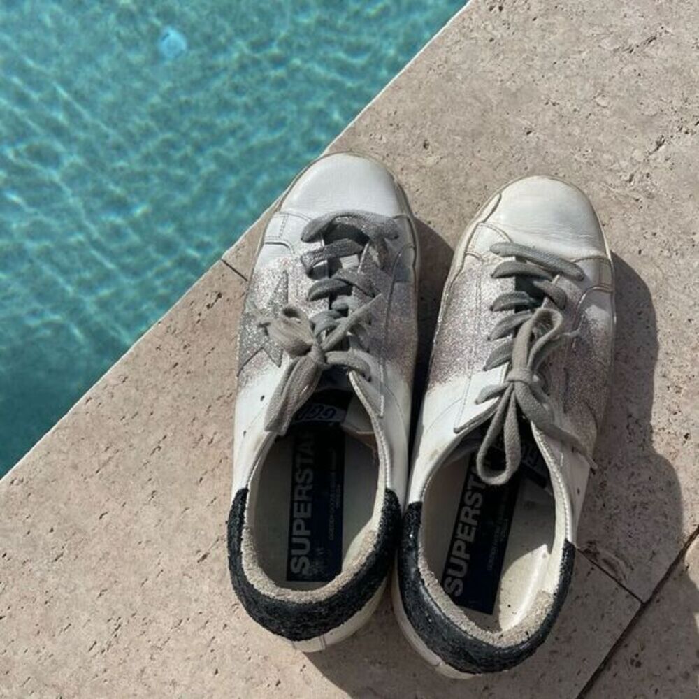 Golden Goose GGDB Private EDT Glitter Superstar Trainers Sneakers